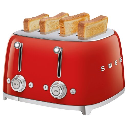 Toster SMEG TSF03RDEU Czerwony