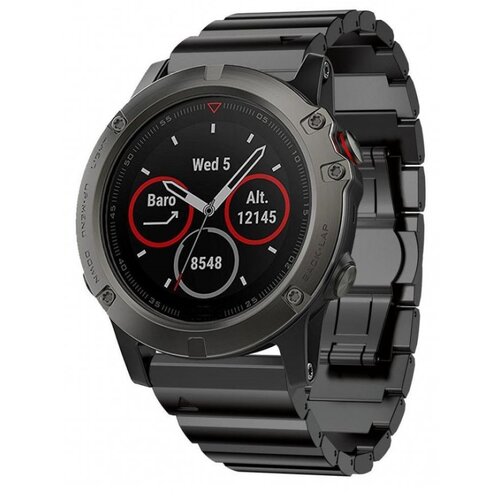Pasek TECH-PROTECT Linkband do Garmin Fenix 3/5X/3HR (26mm) Czarny