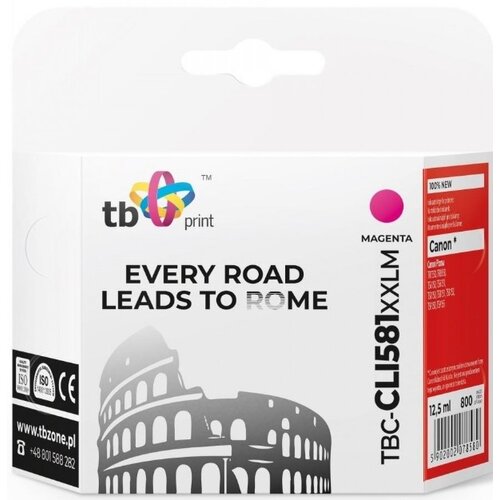 Tusz TB PRINT do Canon CLI-581XXL Purpurowy 12.5 ml TBC-CLI581XXLM