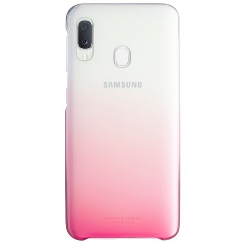 Etui SAMSUNG Gradation Cover do Galaxy A20E Różowy
