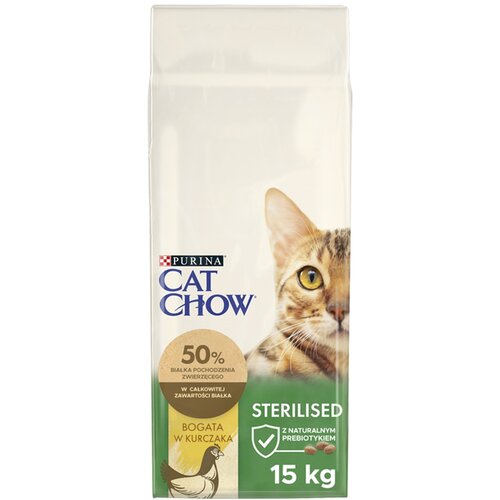 Karma dla kota CAT CHOW Sterilised Kurczak 15 kg