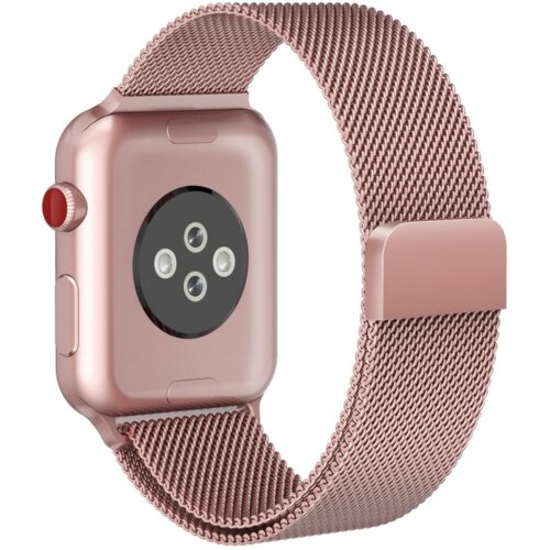 Pasek TECH-PROTECT do Apple Watch (42/44/45mm) Różowo-złoty