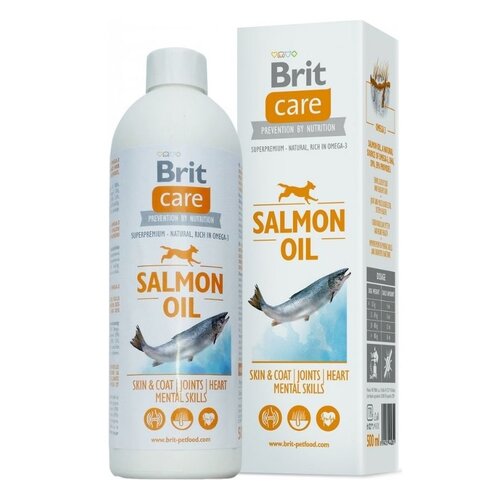 Suplement dla psa BRIT CARE Olej z łososia 500 ml