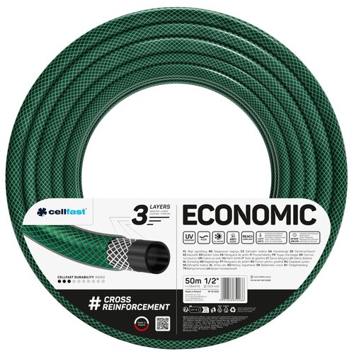 Wąż ogrodowy CELLFAST Economic 1/2" 50 m 10-003