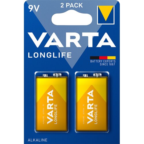 Baterie 6LR61 VARTA Longlife (2 szt.)