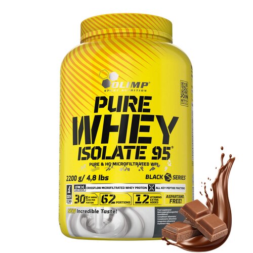 Odżywka białkowa OLIMP Pure Whey Isolate 95 Czekoladowy (2200 g) Bez laktozy