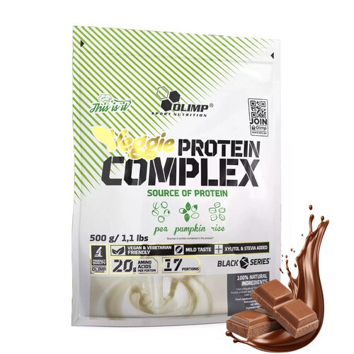 Odżywka białkowa OLIMP Veggie Protein Complex Czekoladowy (500 g) Bez laktozy