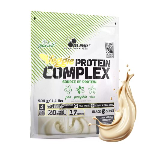 Odżywka białkowa OLIMP Veggie Protein Complex Naturalny (500 g) Bez laktozy