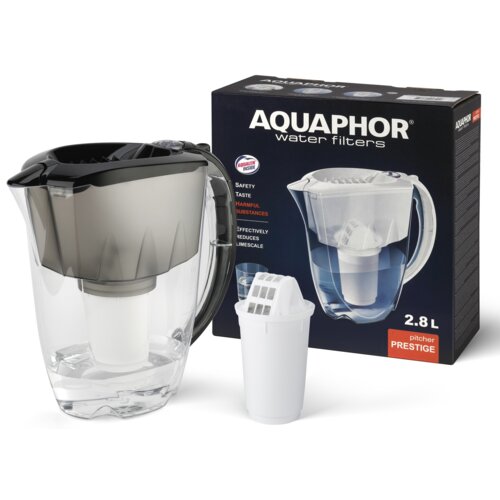 Dzbanek filtrujący AQUAPHOR Prestige Czarny