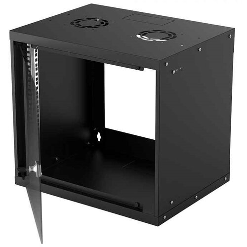 Szafa RACK INTELLINET 19" 9U 714174 540 x 400 mm, Wisząca Czarny