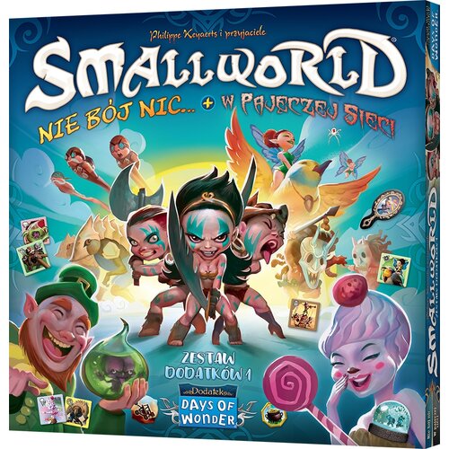 Dodatek do gry REBEL Small World Zestaw dodatków 1 - Nie bój nic + W pajęczej sieci