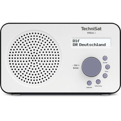 Radio TECHNISAT Viola 2 Przenośne Biało-czarny