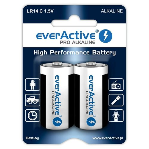 Baterie C LR14 EVERACTIVE Pro Alkaline (2 szt.)