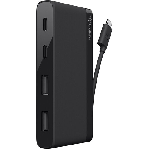 Hub BELKIN F4U090BTBLK USB Typu C, Pasywny