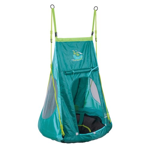Huśtawka HUDORA Nest Swing Pirate 90 cm Zielono-turkusowy