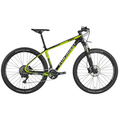 Rower górski MTB FONDRIEST F80 M21 27.5 cala męski Czarno-zielony