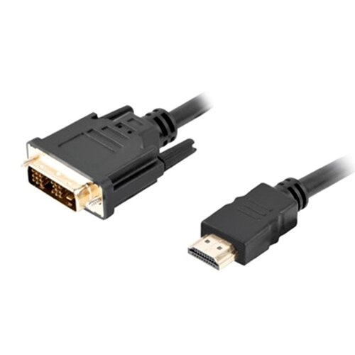 Kabel HDMI - DVI-D LANBERG CA-HDDV-10CC-0030-BK 3 m