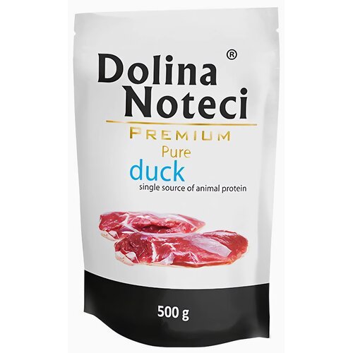 Karma dla psa DOLINA NOTECI Premium Pure bogata w kaczkę 500 g