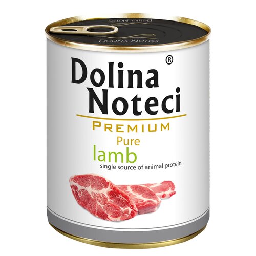 Karma dla psa DOLINA NOTECI Premium Pure bogata w jagnięcinę 800 g