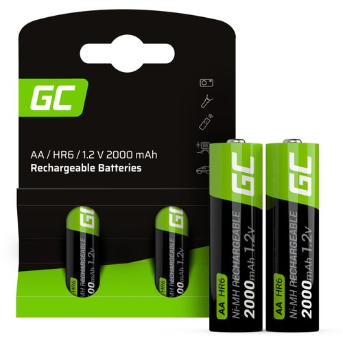 Akumulatorki AA 2000 mAh GREENCELL (2 szt.)