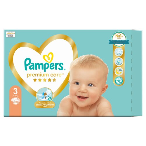 Pieluchy PAMPERS Premium Care Midi 3 (120 szt.)
