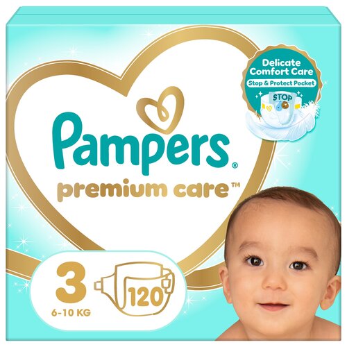 Pieluchy PAMPERS Premium Care Midi 3 (120 szt.)