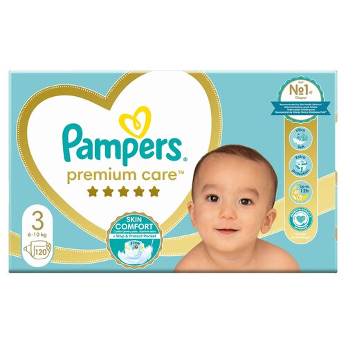 Pieluchy PAMPERS Premium Care Midi 3 (120 szt.)