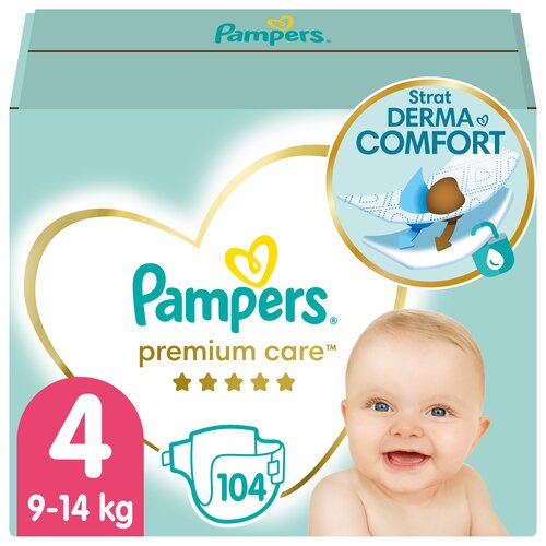 Pieluchy PAMPERS Premium Care Maxi 4 (104 szt.)