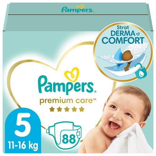 Pieluchy PAMPERS Premium Care 5 (88 szt.)