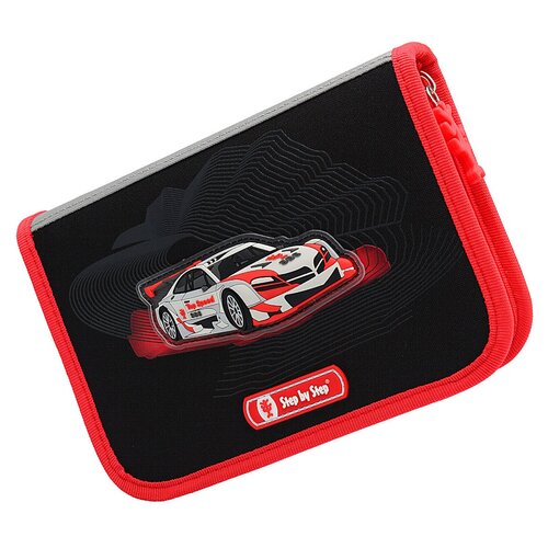 Piórnik STEP BY STEP Racer 3D 138634 z wyposażeniem