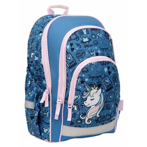 Plecak szkolny HAMA Blue Unicorn 183854