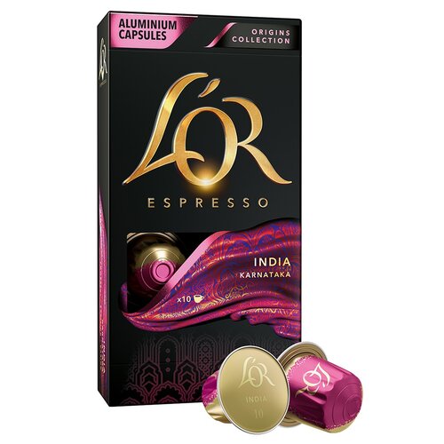 Kapsułki L'OR Espresso Pure Origins India do ekspresu Nespresso