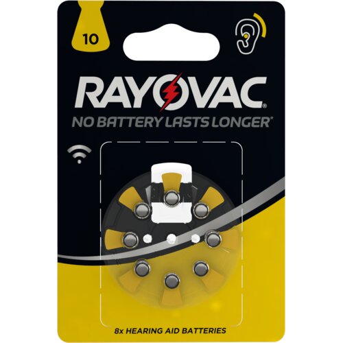 Baterie 10 PR70 RAYOVAC (8 szt.)