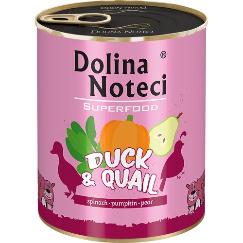 Karma dla psa DOLINA NOTECI Superfood z kaczką i przepiórką 800 g