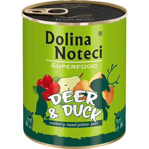 Karma dla psa DOLINA NOTECI Superfood z jeleniem i kaczką 800 g
