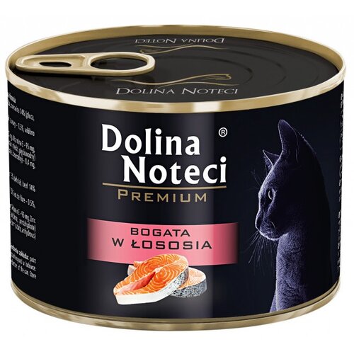 Karma dla kota DOLINA NOTECI Premium z łososiem 185 g