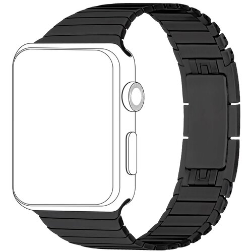 Pasek TOPP do Apple Watch (42/44/45mm) Czarny