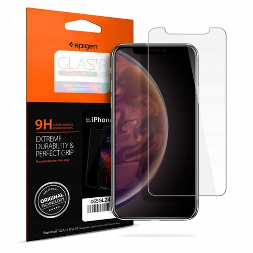 Szkło hartowane SPIGEN Glas.TR Slim do Apple iPhone X/XS/11 Pro