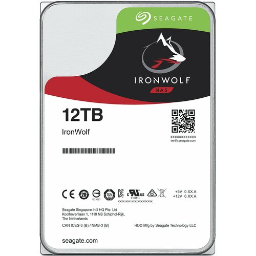 Dysk SEAGATE IronWolf NAS HDD 12TB