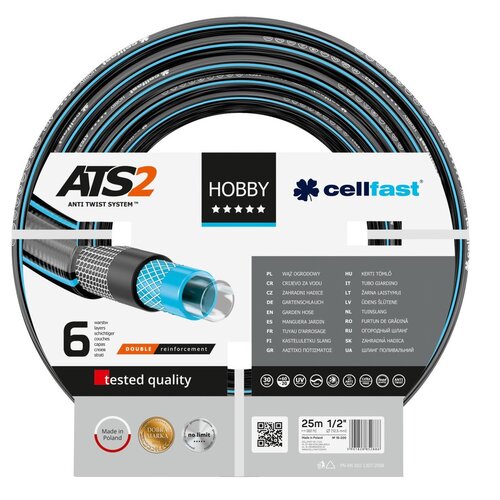 Wąż ogrodowy CELLFAST Hobby ATS2 25 m 16-200