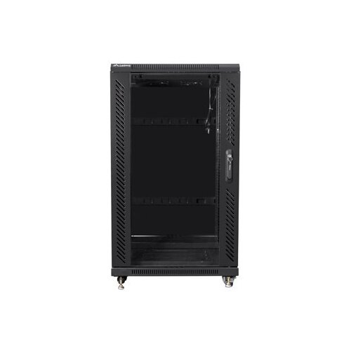 Szafa RACK LANBERG 19" 22U FF01-6622-12B 600 x 600 mm, Stojąca Czarny