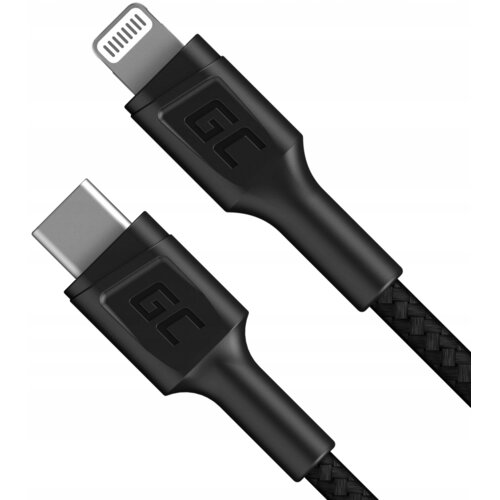 Kabel USB-C - Lightning GREEN CELL GC Power Stream 1 m