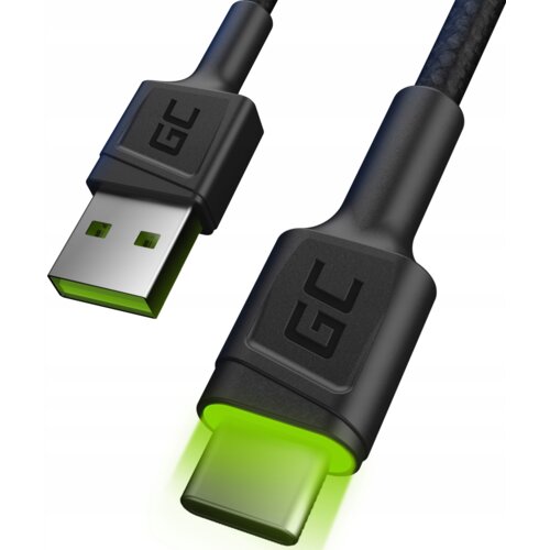 Kabel USB - USB-C GREEN CELL GC Ray 1.2 m