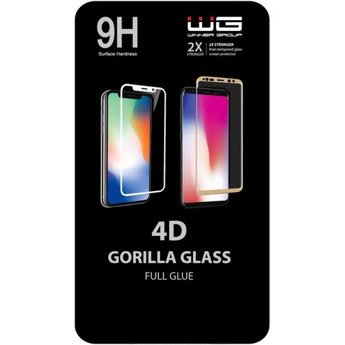 Szkło hartowane WINNER GROUP 4D Full Glue do Xiaomi Redmi 7A Czarny