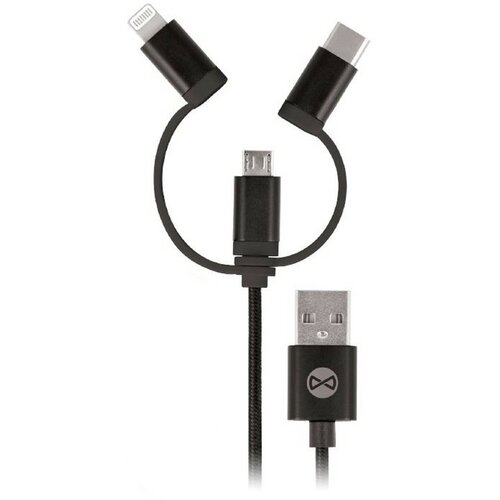 Kabel USB - Lightning/USB Typ-C/Micro USB FOREVER 1 m
