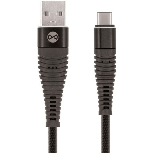 Kabel USB - USB-C FOREVER Shark 1m Czarny