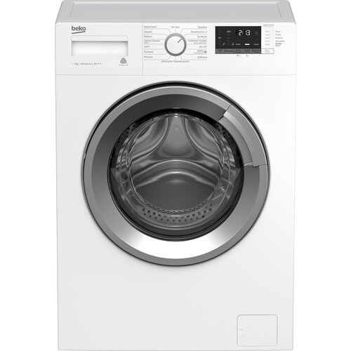 Pralka BEKO MWUE7512XSW + Suszarka BEKO MDF7312XW + Łącznik BEKO SLIM PSKS