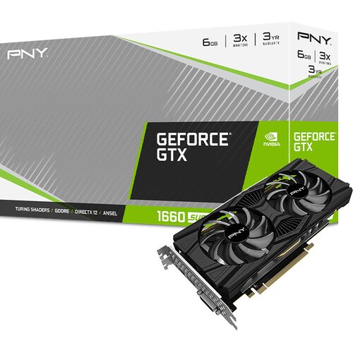 Karta graficzna PNY GeForce GTX 1660 Super Dual Fan 6GB