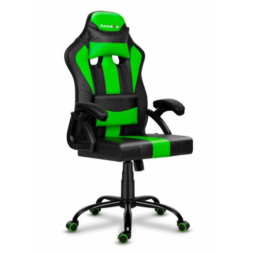 Fotel HUZARO Force 3.0 Czarno-zielony