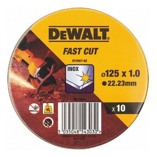 Tarcza do cięcia DEWALT DT3507 125 mm (10 szt.)